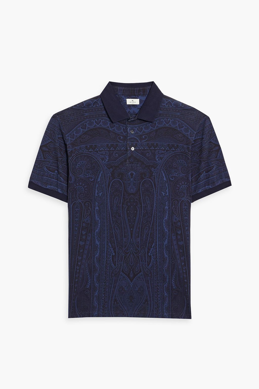 ETRO Paisley-print cotton-piqué polo shirt | THE OUTNET