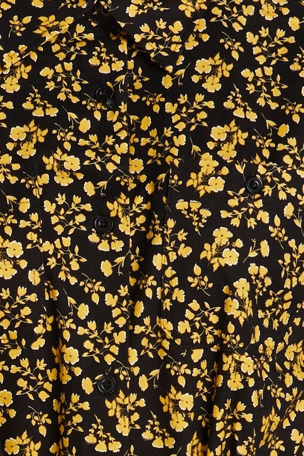 A.P.C. فستان بأسلوب القميص من قطن تويل مزين بطبعة الأزهار