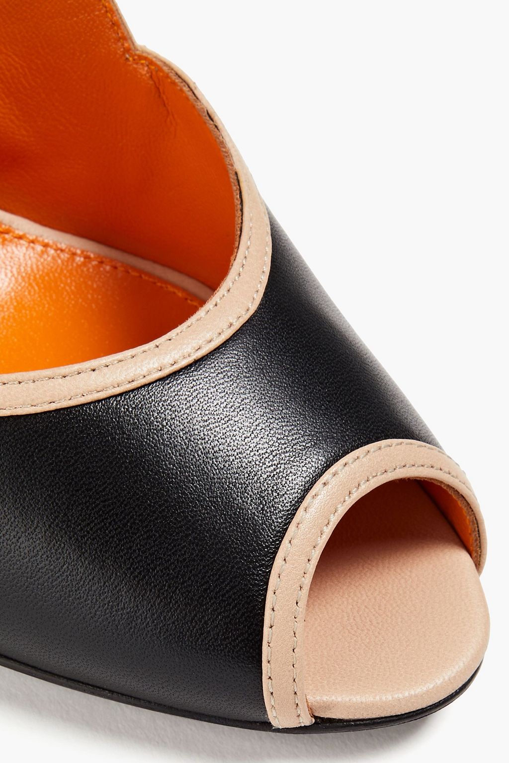 WALTER DE SILVA Two-tone leather sandals