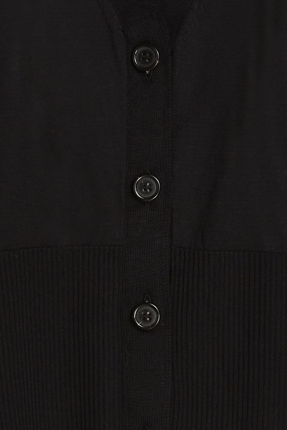 Thom Browne Striped Chiffon-paneled Silk-blend Cardigan In Schwarz