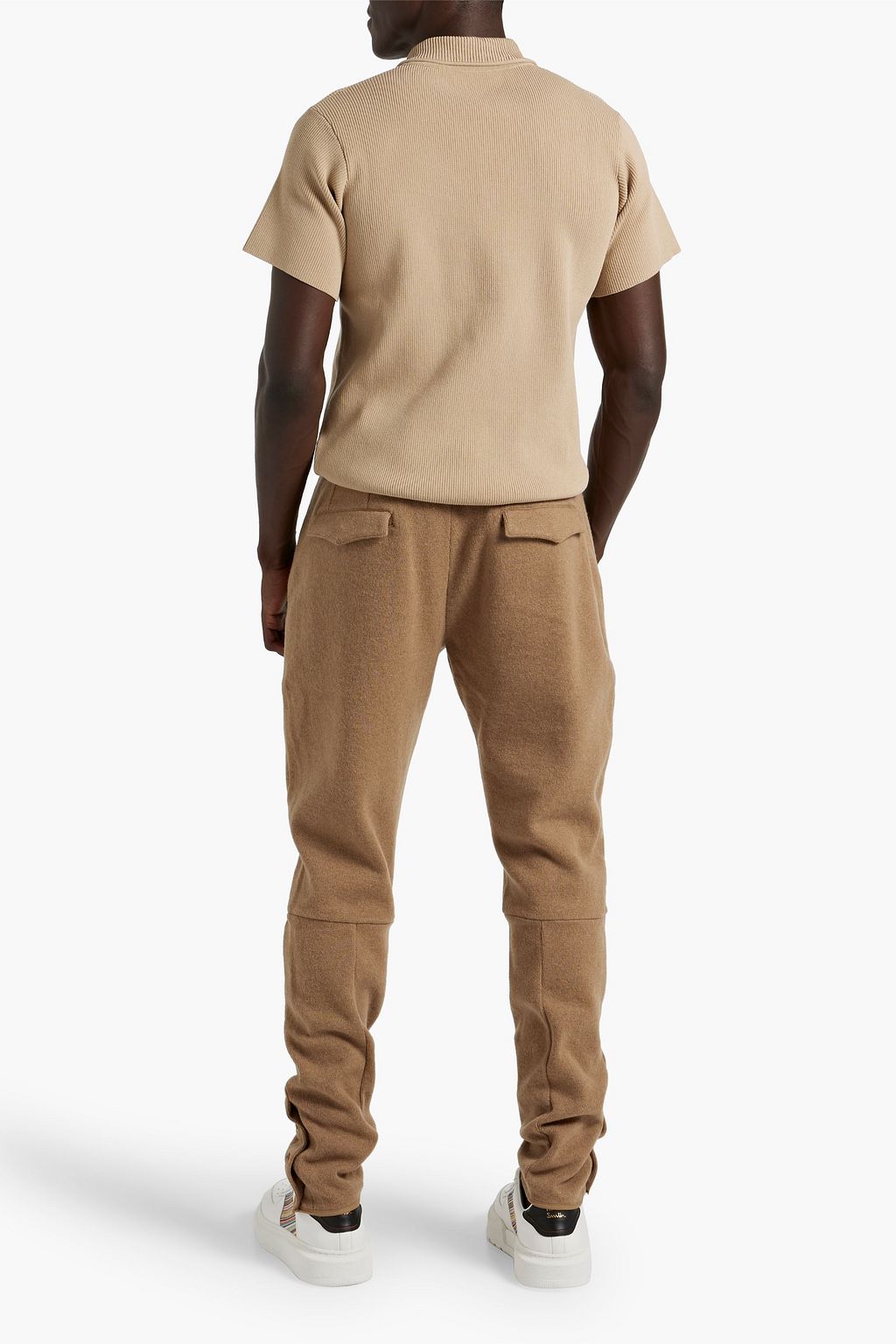 DOLCE&GABBANA Tapered wool-blend pants