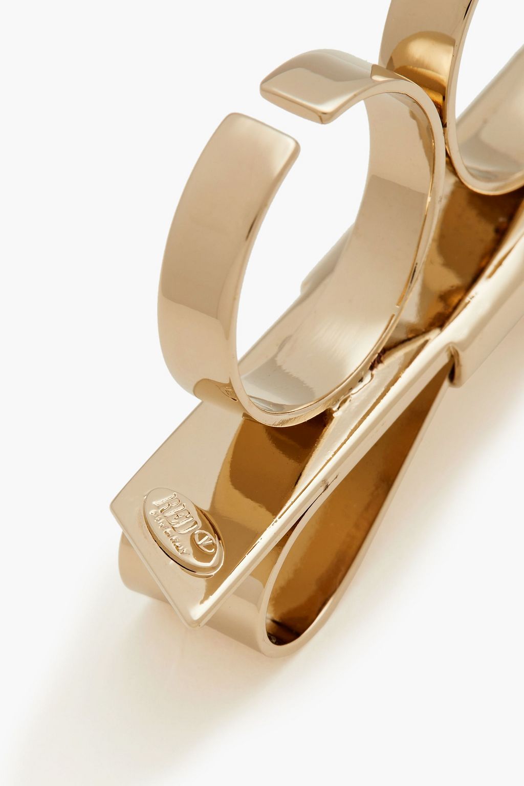 RED(V) Gold-tone ring