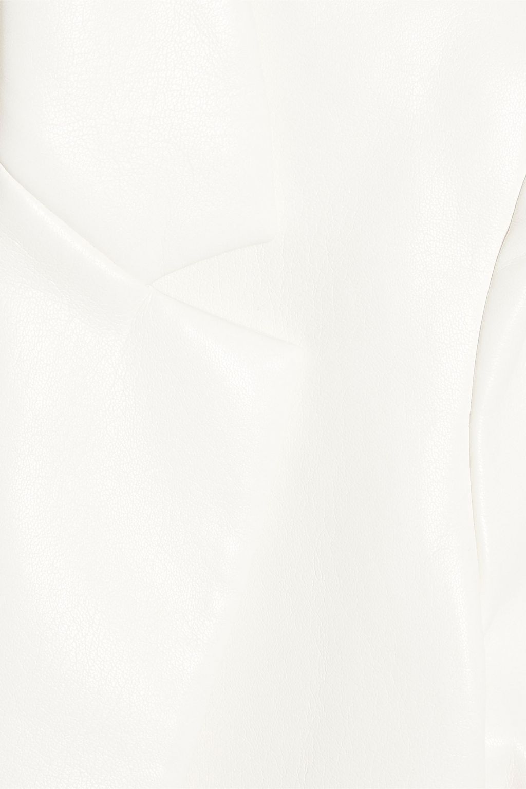 ALICE + OLIVIA Cropped faux leather blazer