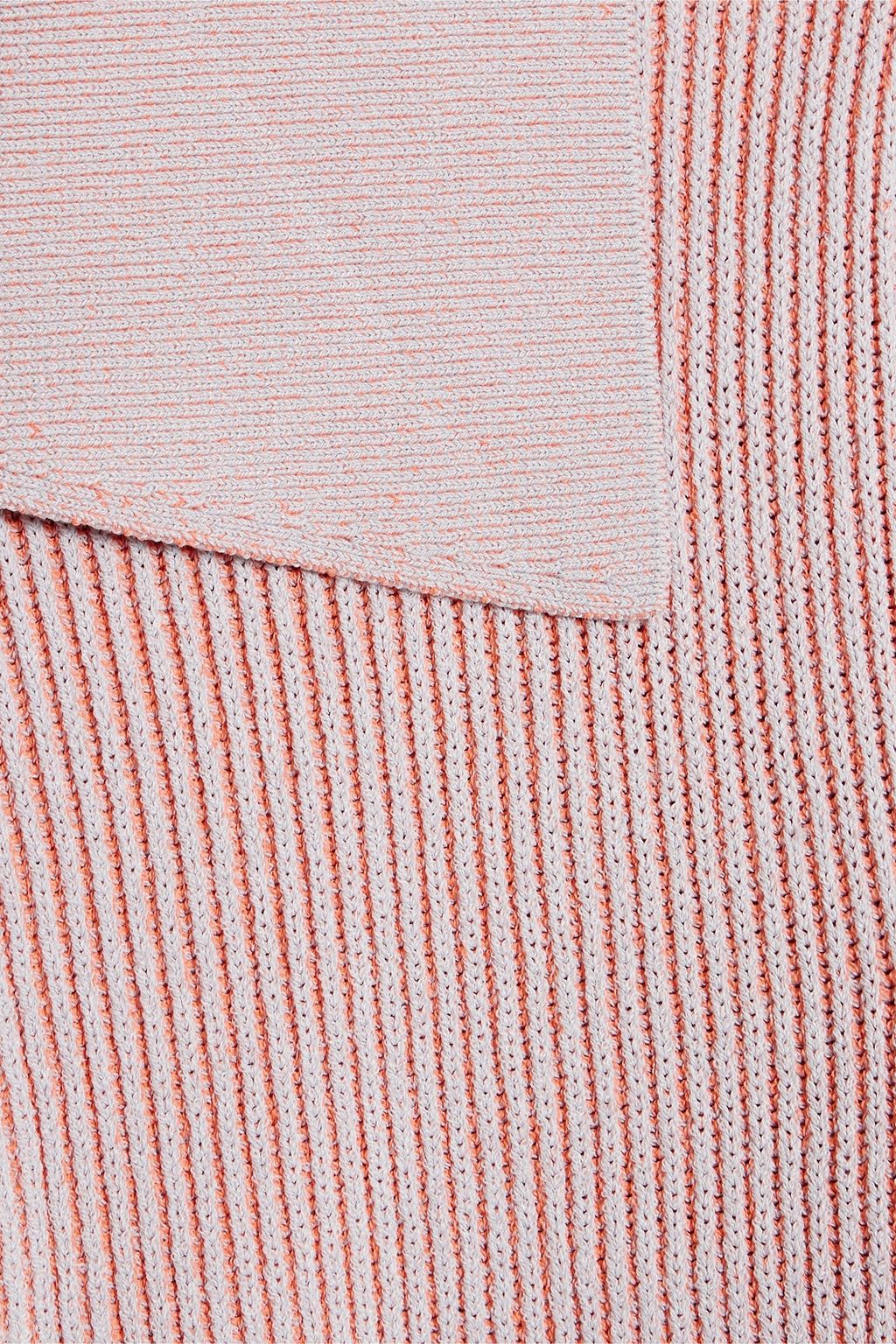 PARIS GEORGIA Ribbed-knit mini dress