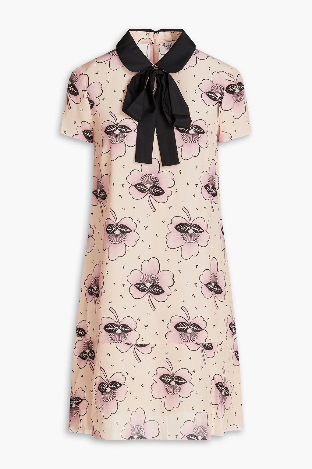 Red valentino butterfly dress discount