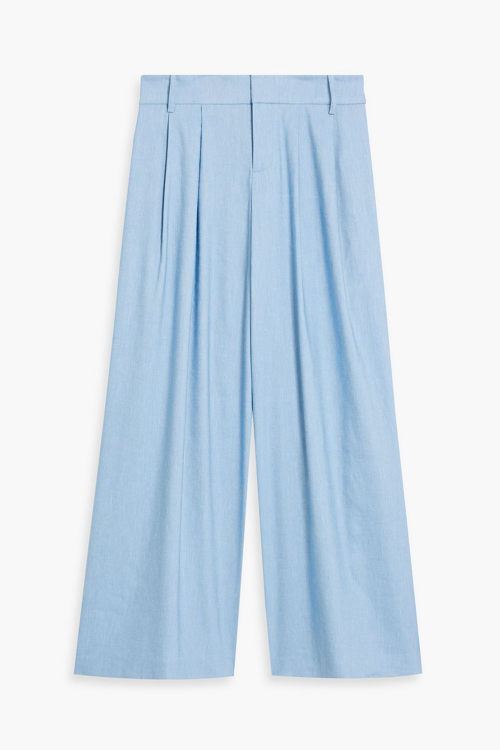 ALICE + OLIVIA Scarlet pleated woven wide-leg pants