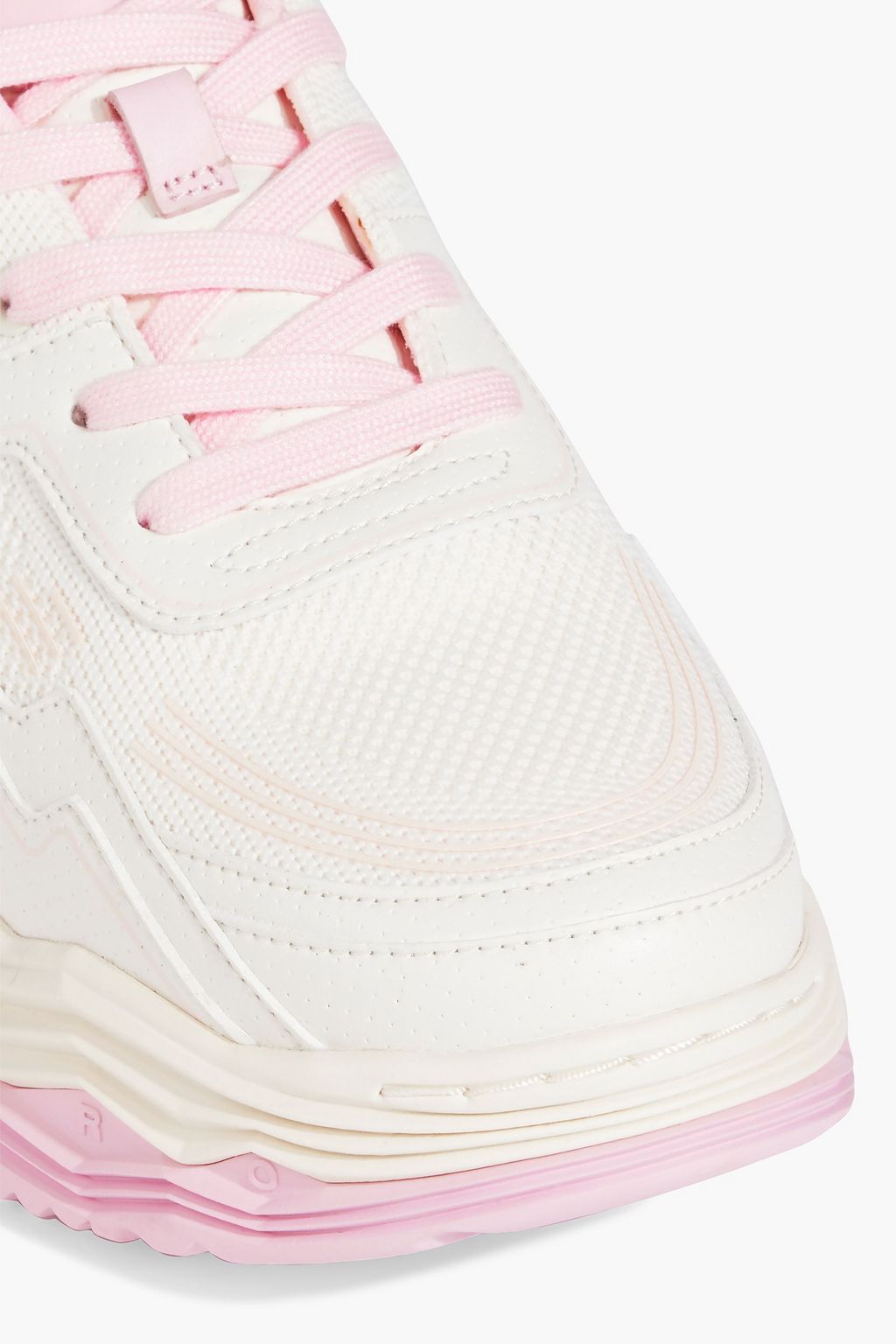 IRO Wave leather and mesh sneakers