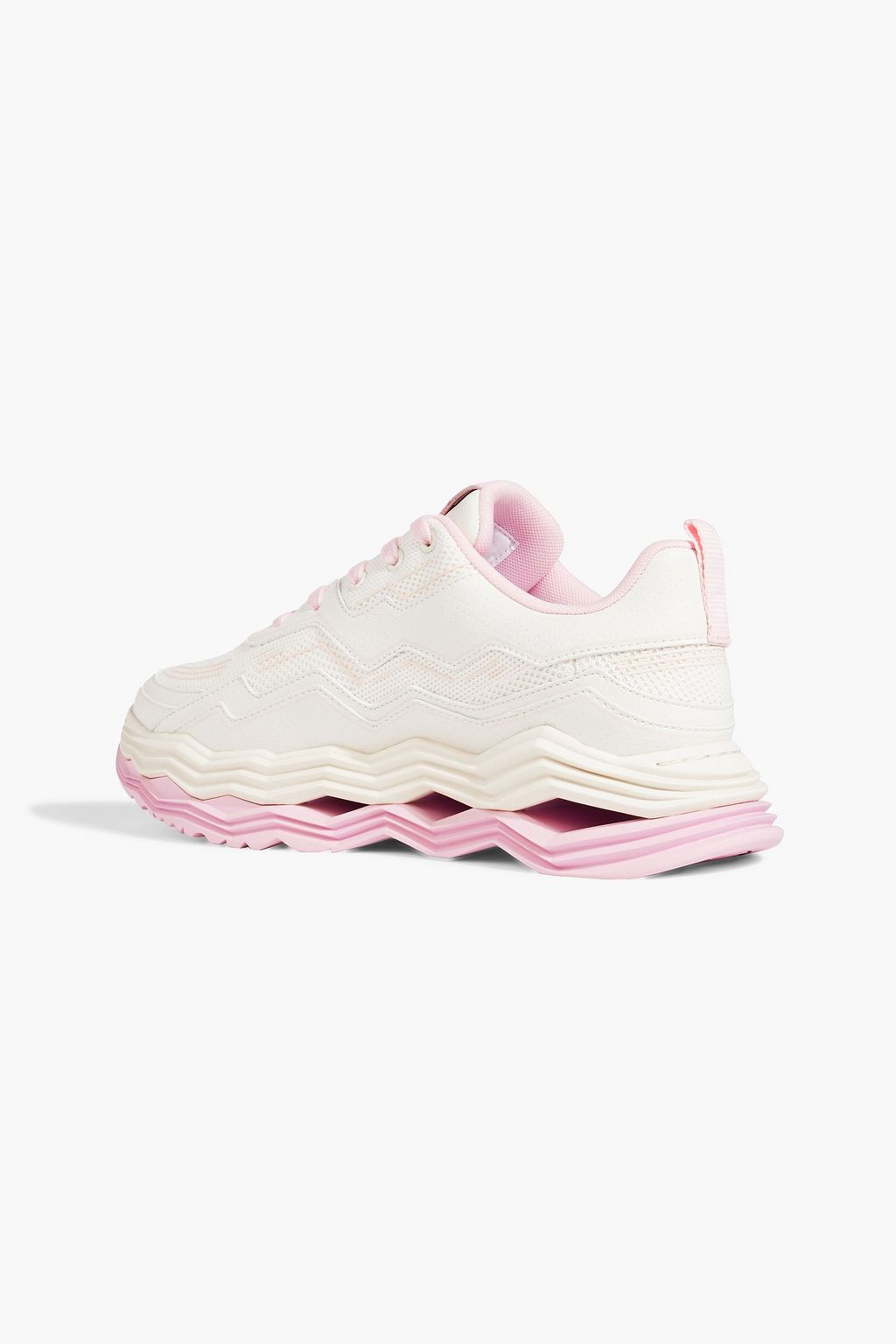 IRO Wave leather and mesh sneakers