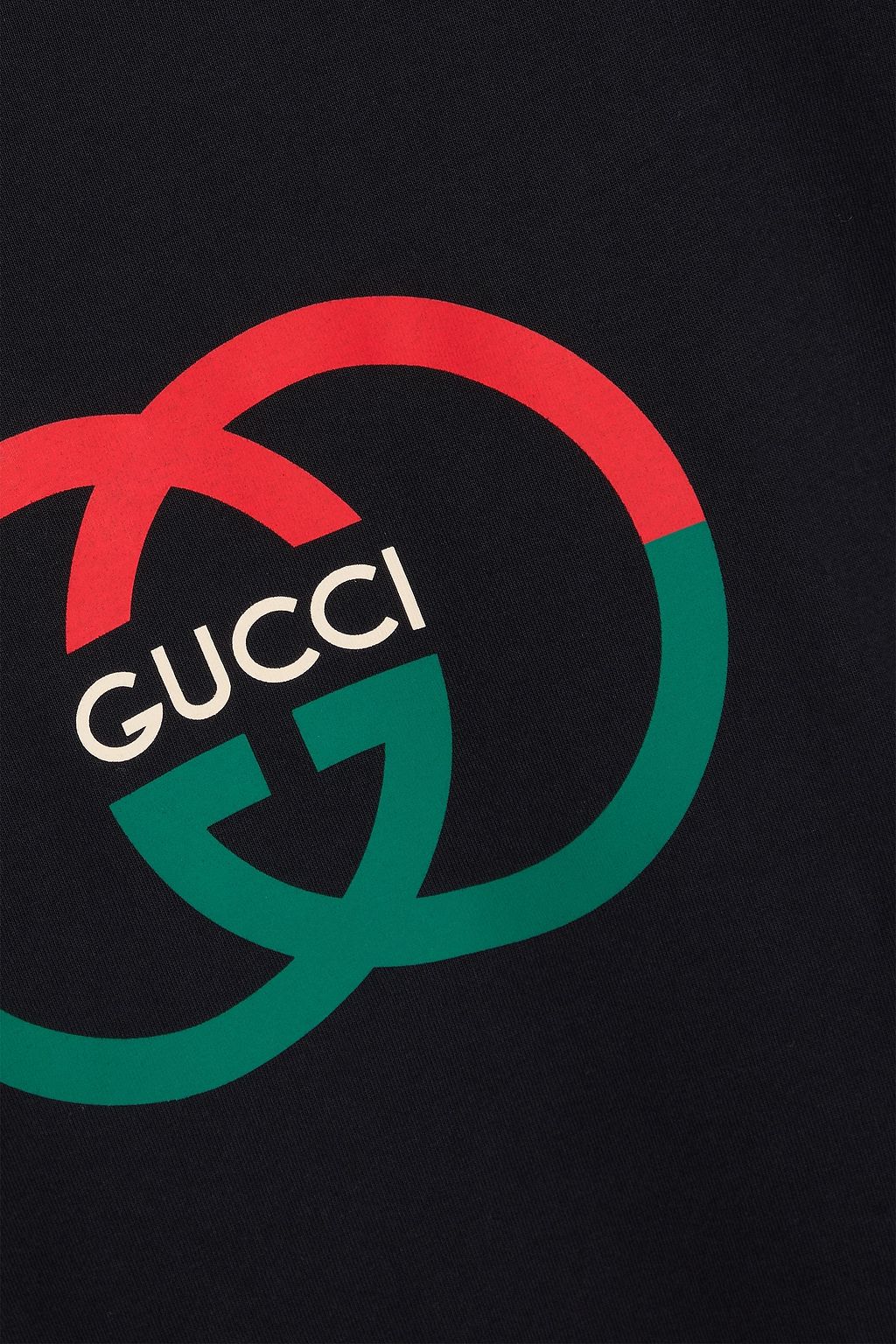 GUCCI Printed cotton-jersey T-shirt