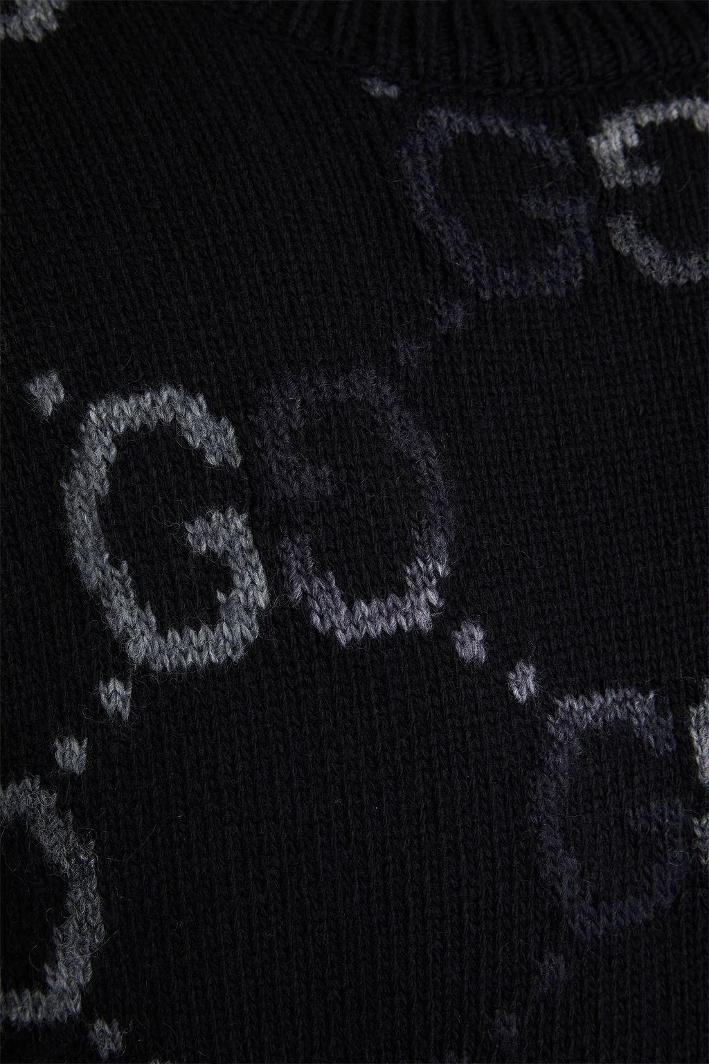 GUCCI Jacquard-knit wool-blend sweater