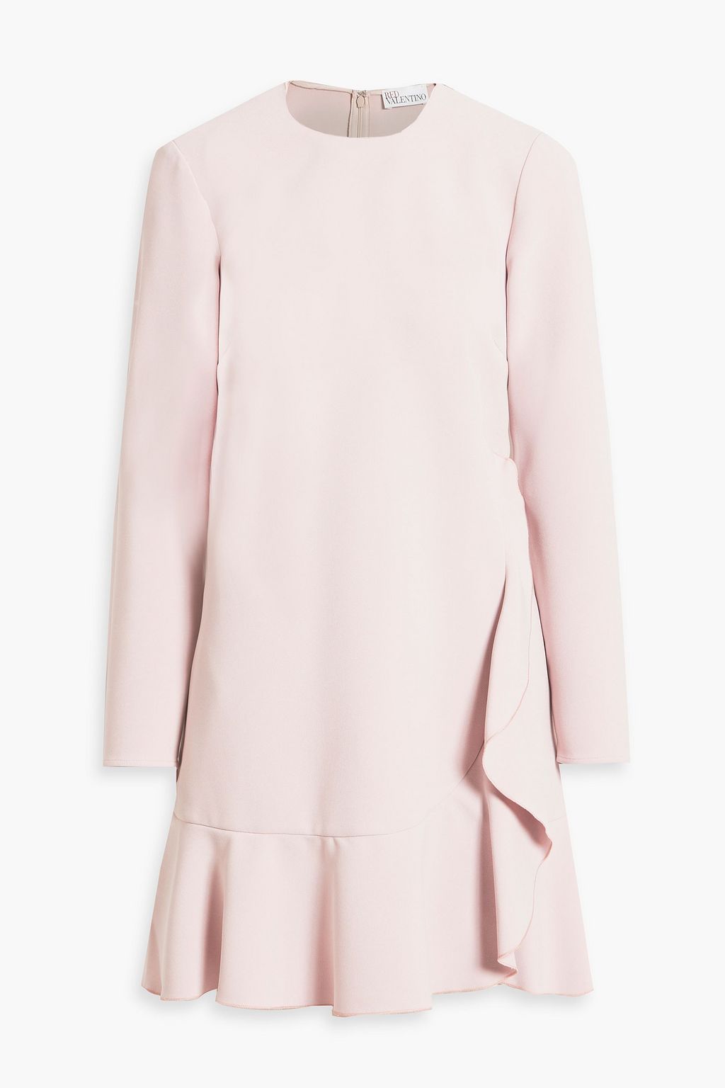 REDVALENTINO Ruffled ponte mini dress | THE OUTNET