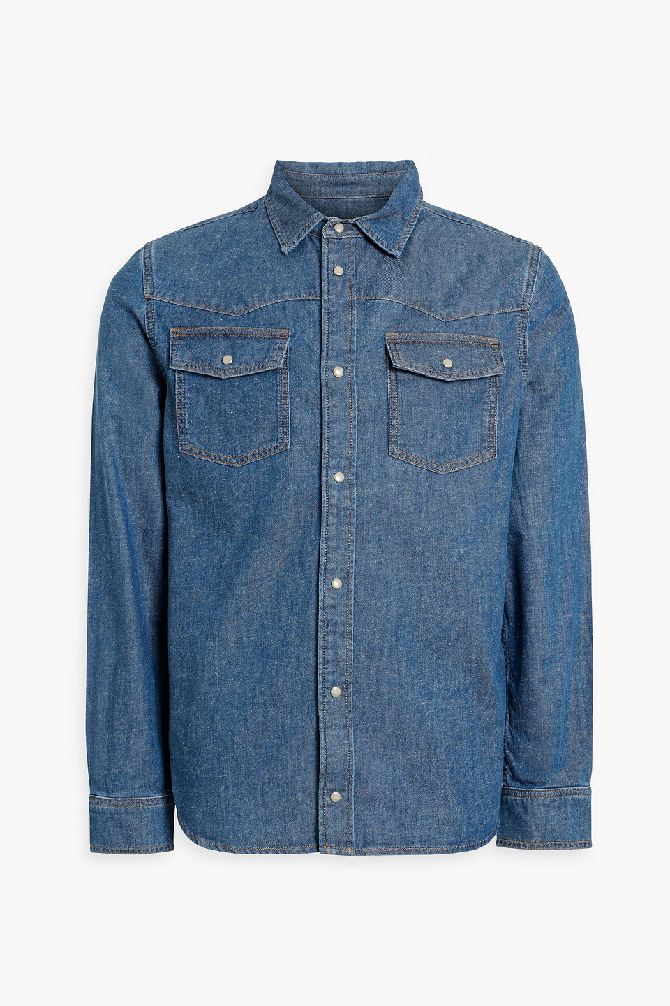 Iro Denim Shirt In Mid Denim