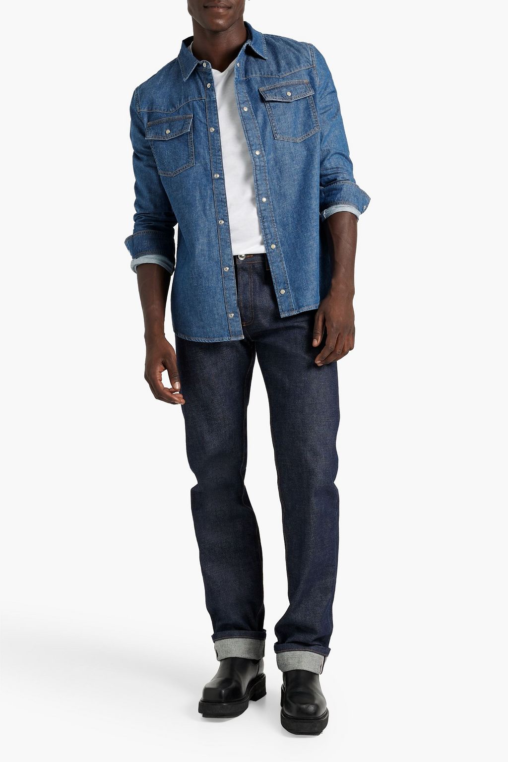 IRO Yvone denim shirt