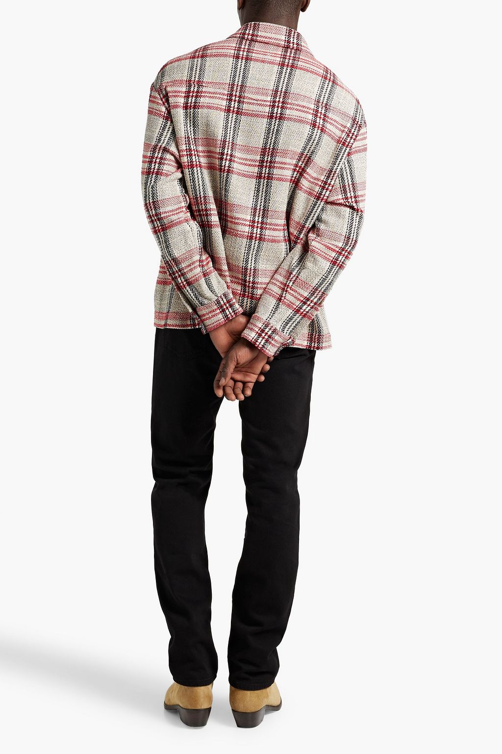 IRO Singala checked cotton-blend tweed jacket