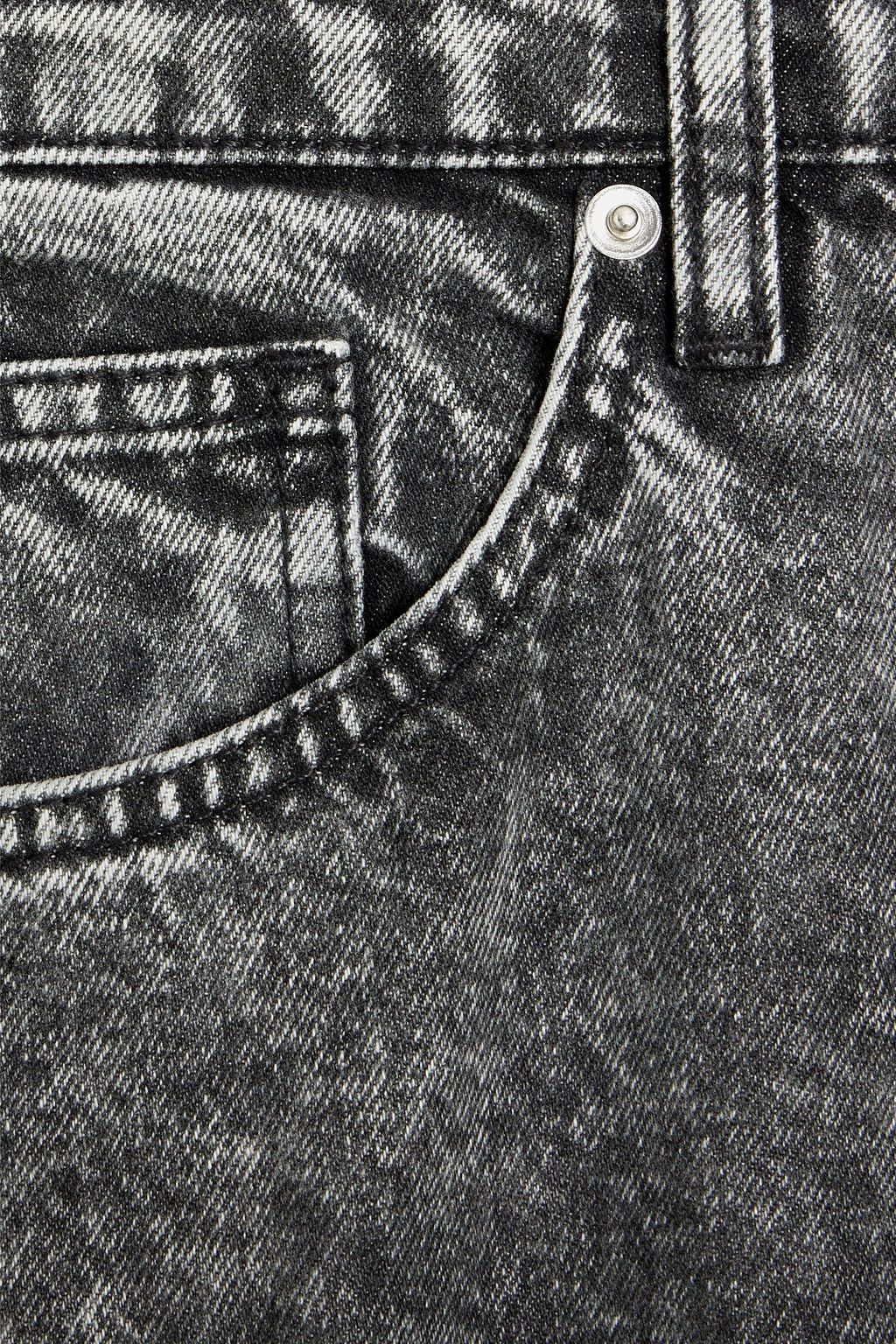 IRO Acid-wash denim jeans