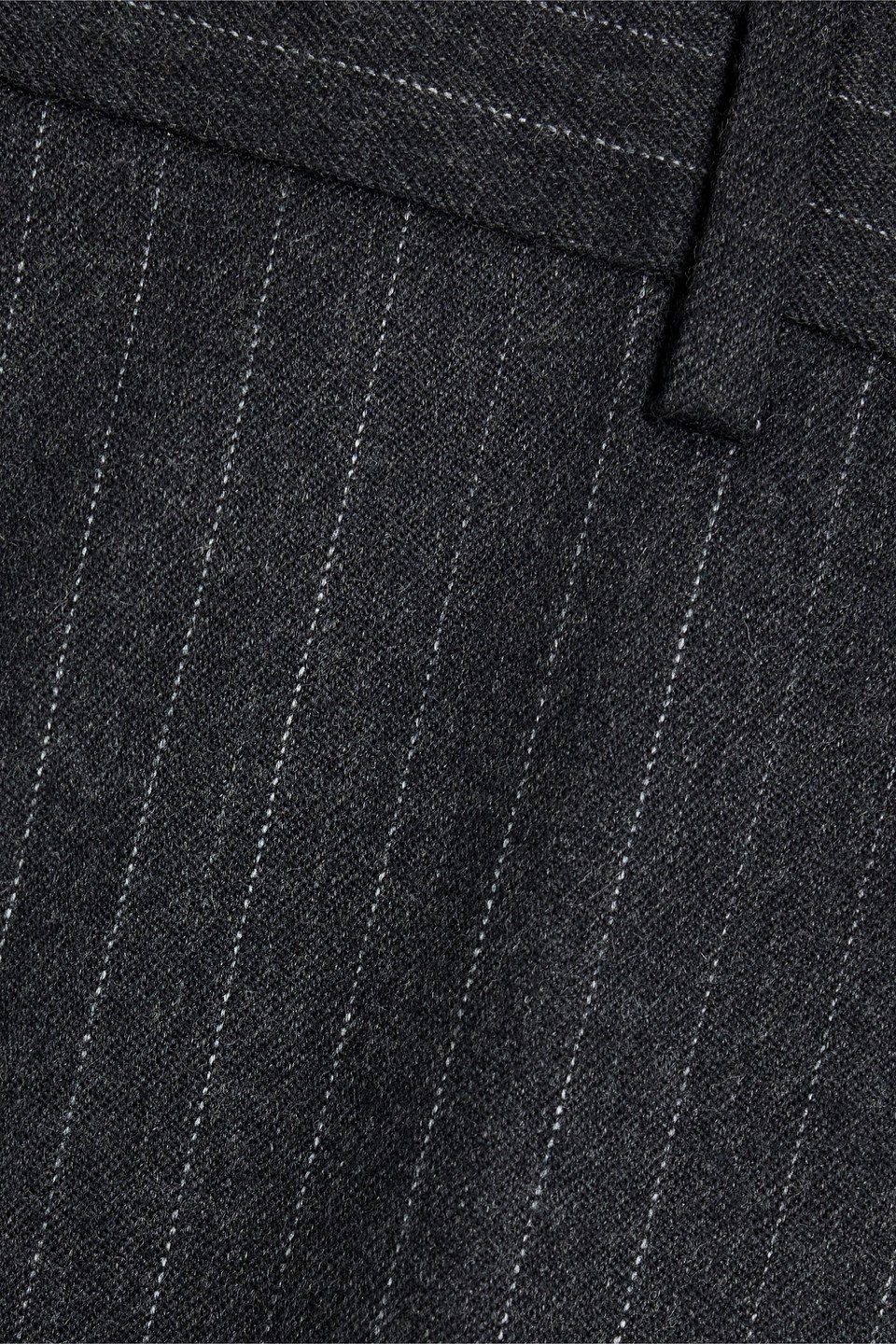 Shop Iro Pitea Slim-fit Pinstriped Wool-blend Suit Pants In Dark Gray