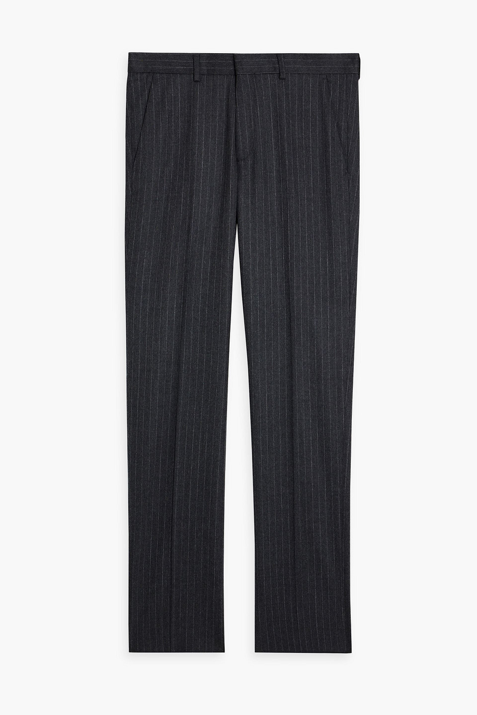 Pitea slim-fit pinstriped wool-blend suit pants