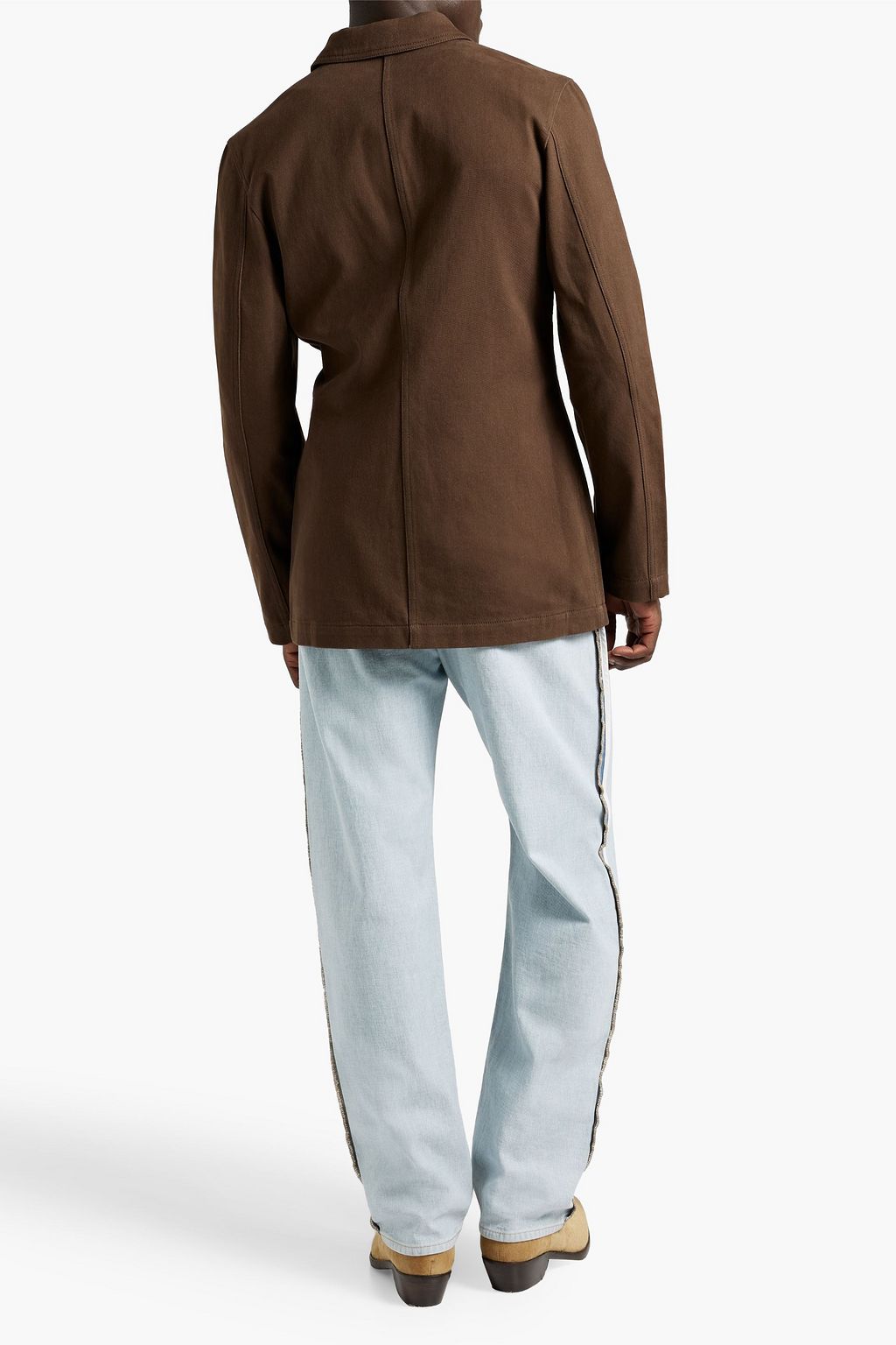NANUSHKA Luni cotton-twill overshirt
