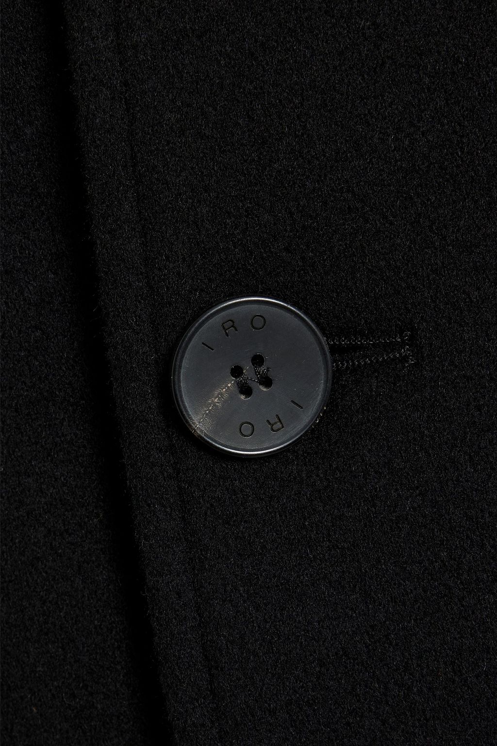 IRO Maclean double-breasted wool-blend felt peacoat