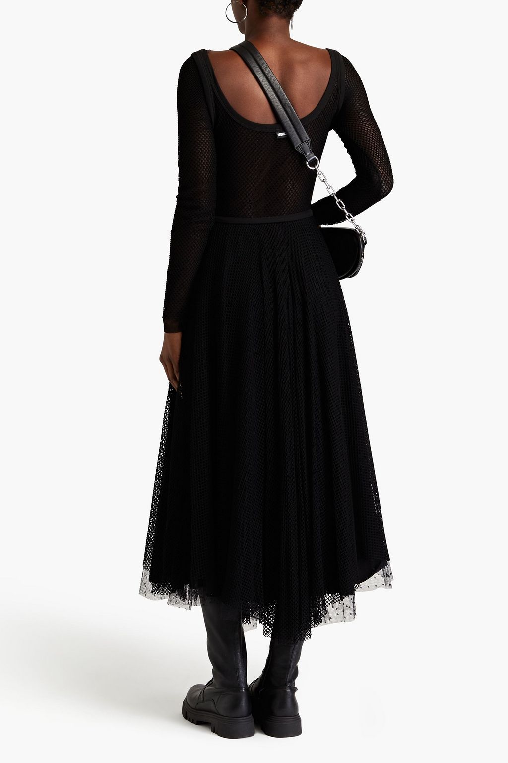 REDVALENTINO チュール ミディワンピース
