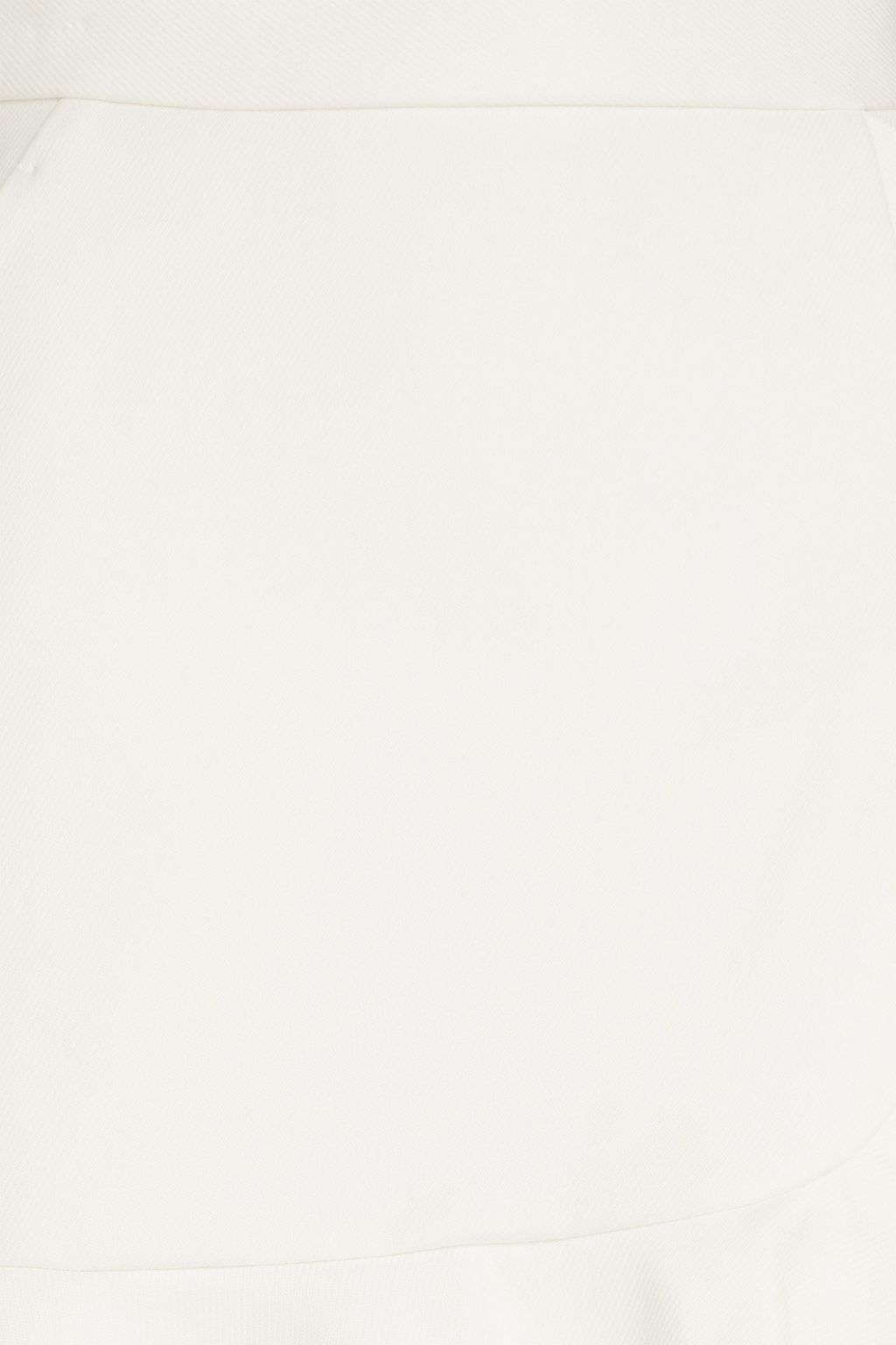 REDVALENTINO Ruffled twill mini skirt