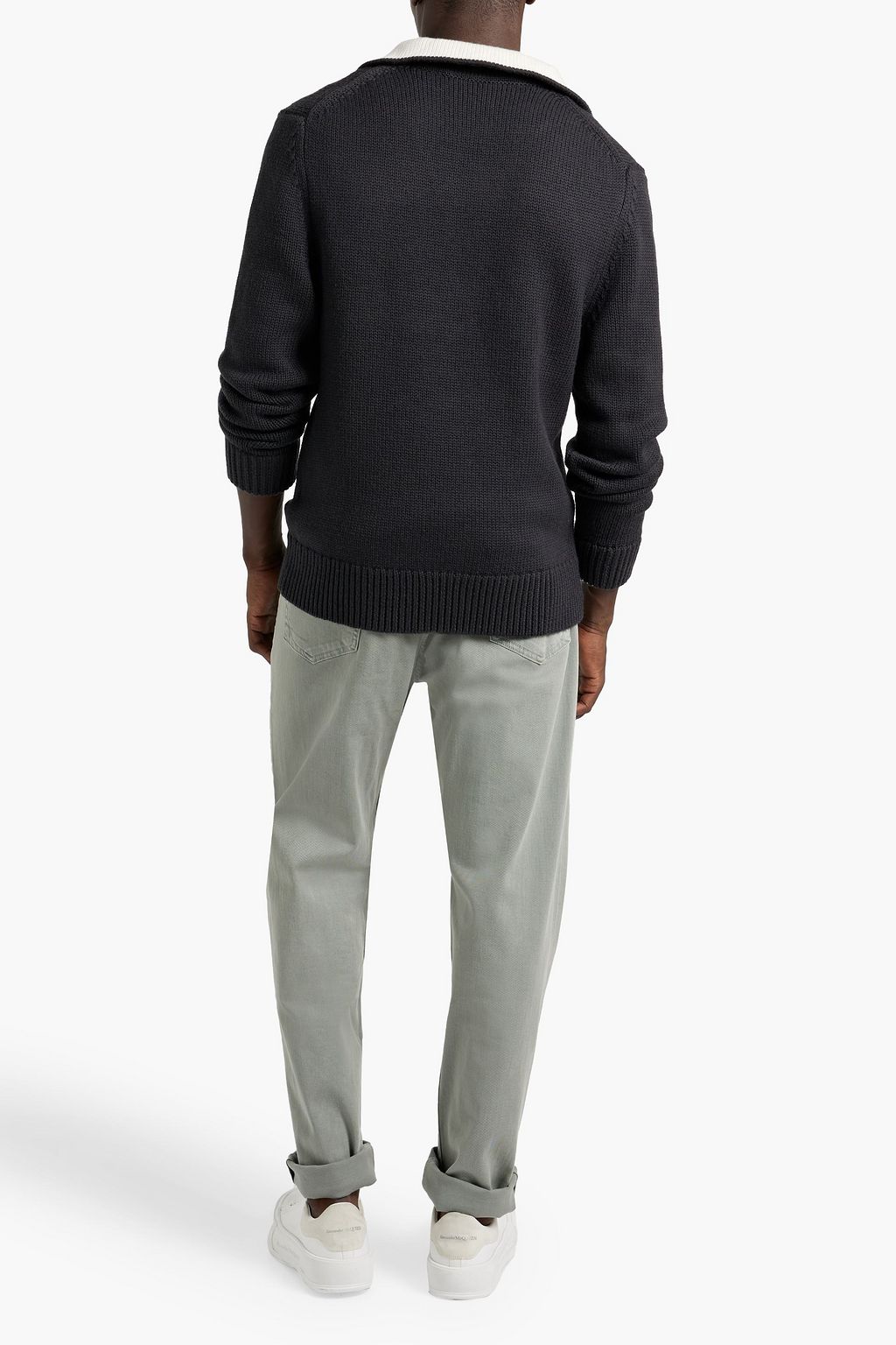 IRO Demeter merino wool half-zip sweater