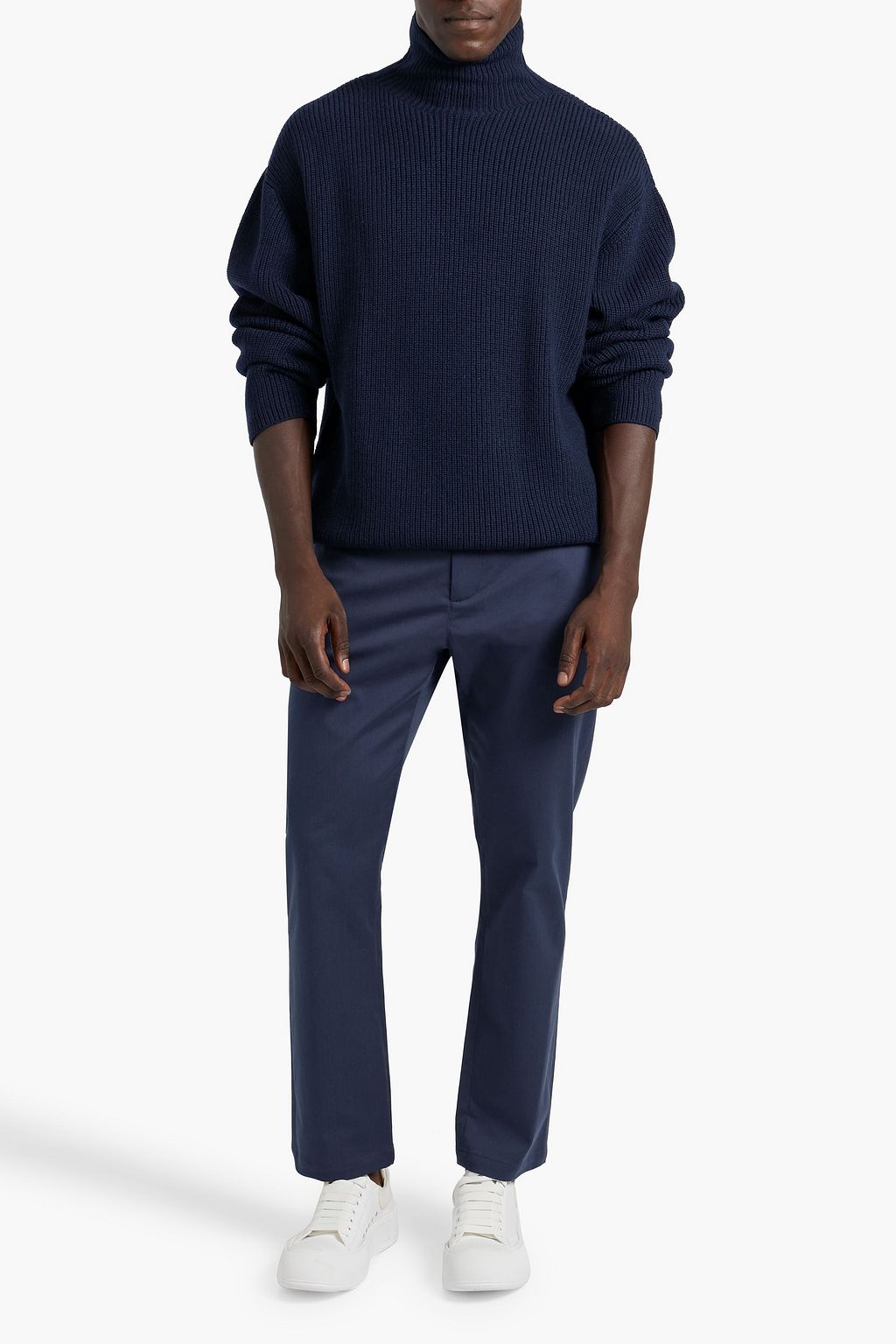 IRO Valens ribbed merino wool turtleneck sweater