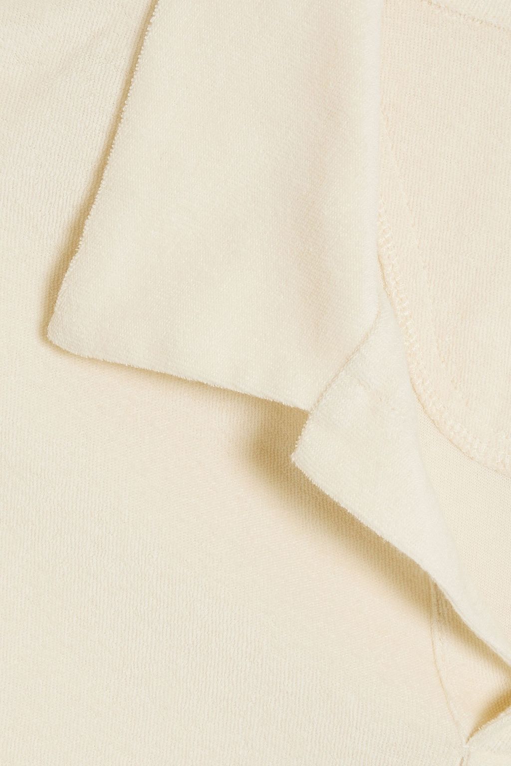 FRESCOBOL CARIOCA Faustino cotton, Lyocell and linen-blend terry polo shirt