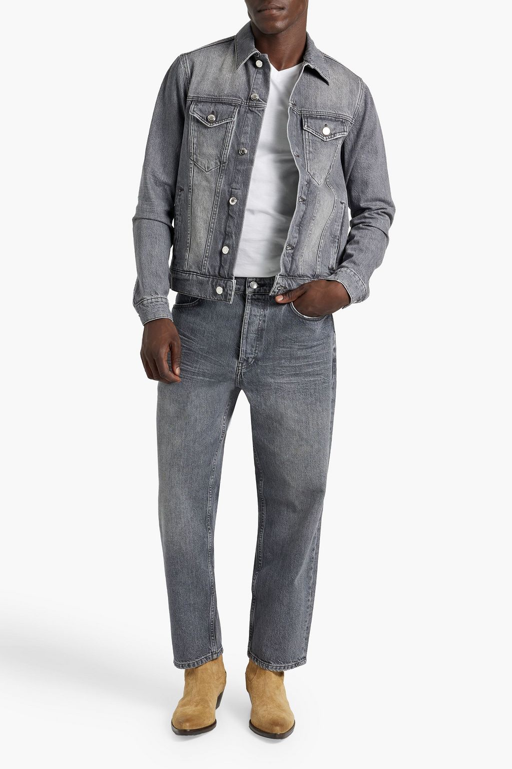 IRO Murphy faded denim jacket