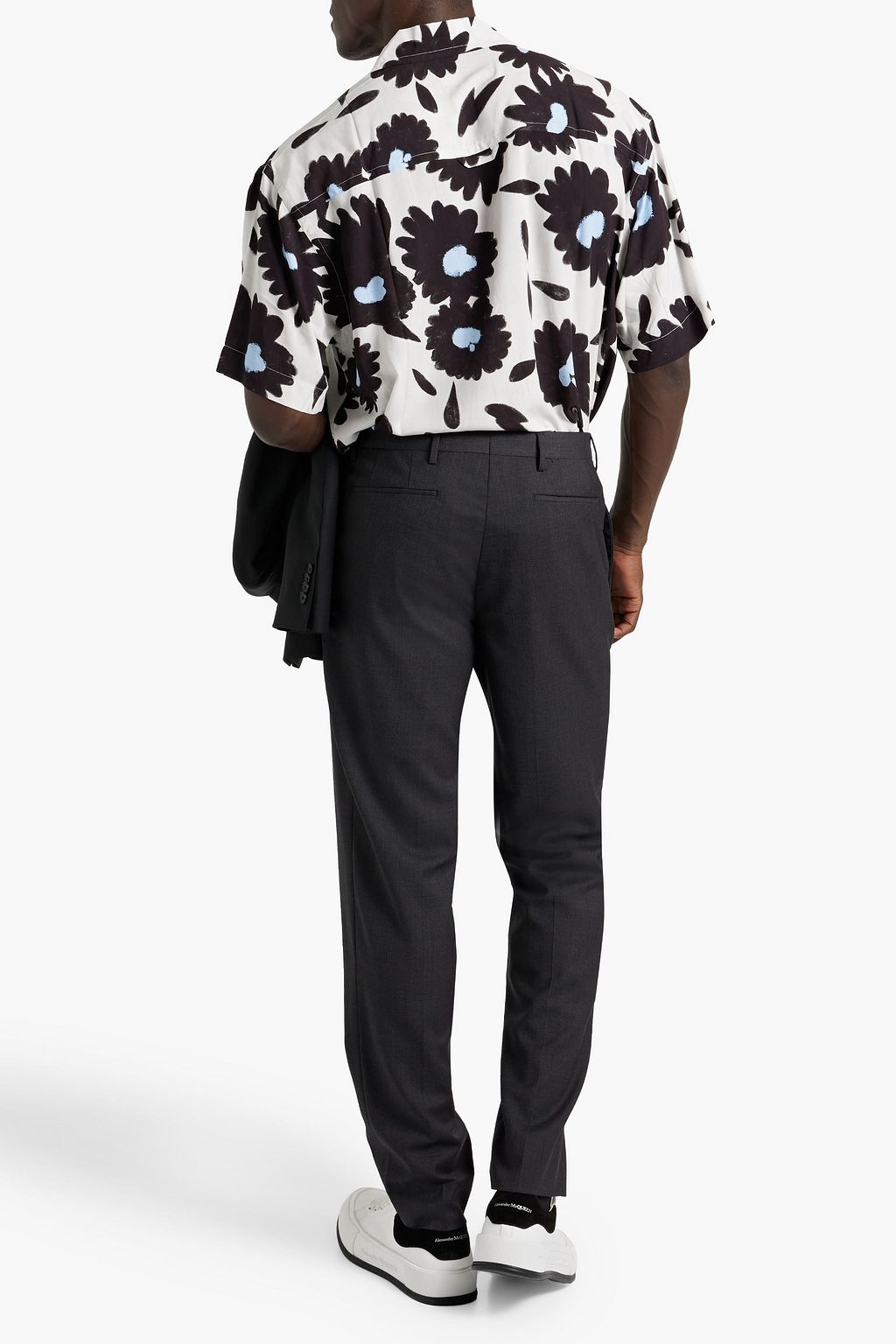 IRO Mitch slim-fit wool-blend twill pants