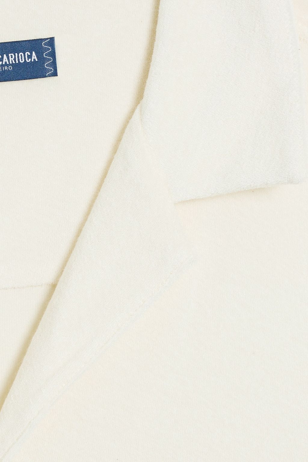 FRESCOBOL CARIOCA Roberto cotton, Lyocell and linen-blend terry shirt