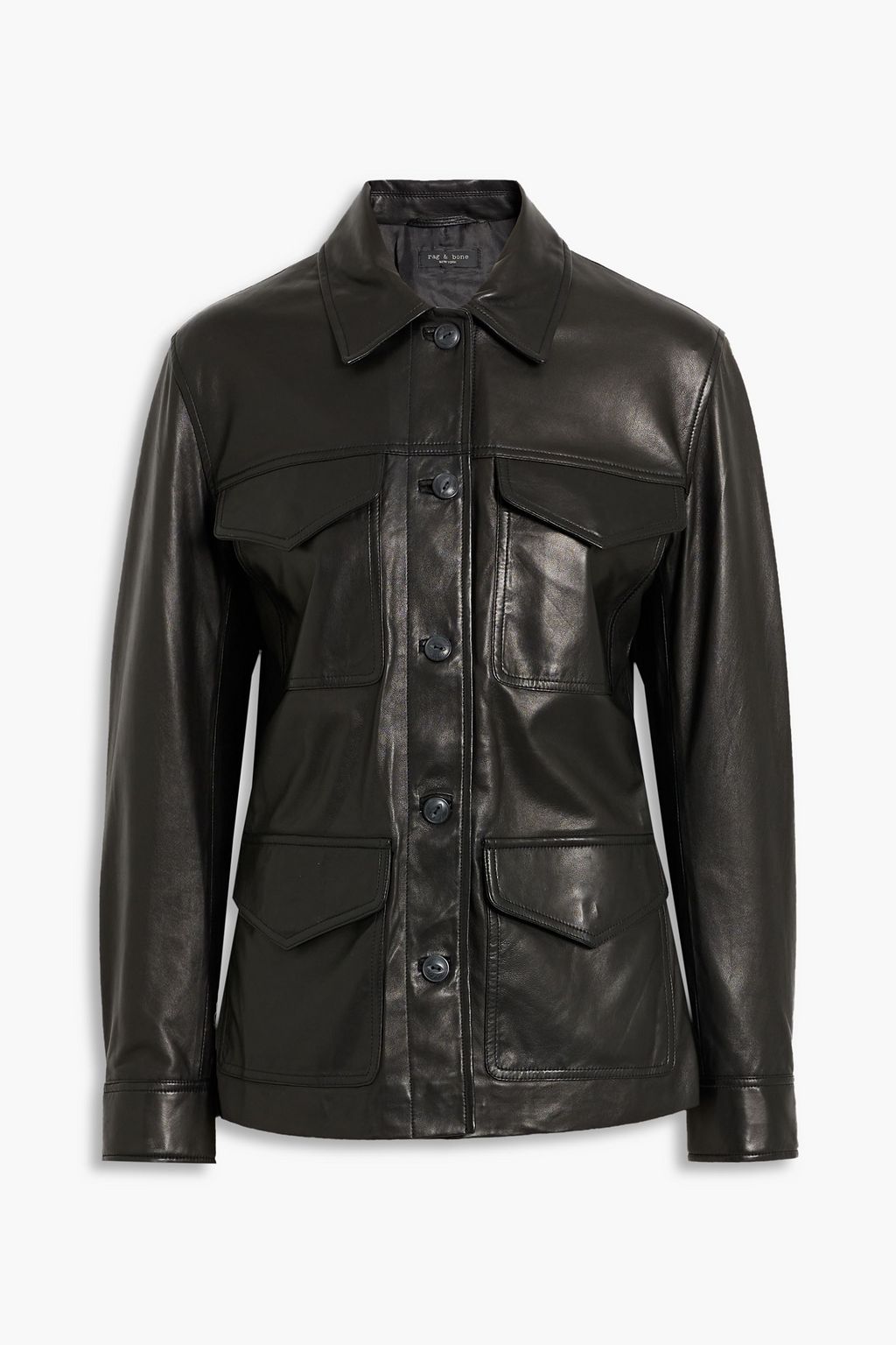 The outnet leather clearance jacket