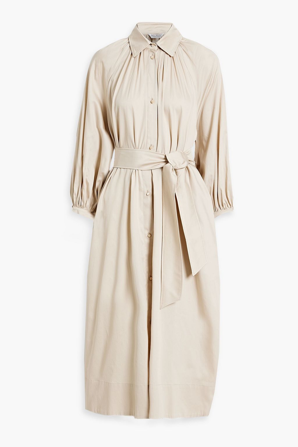 MAX MARA Lega cotton-poplin midi shirt dress | THE OUTNET