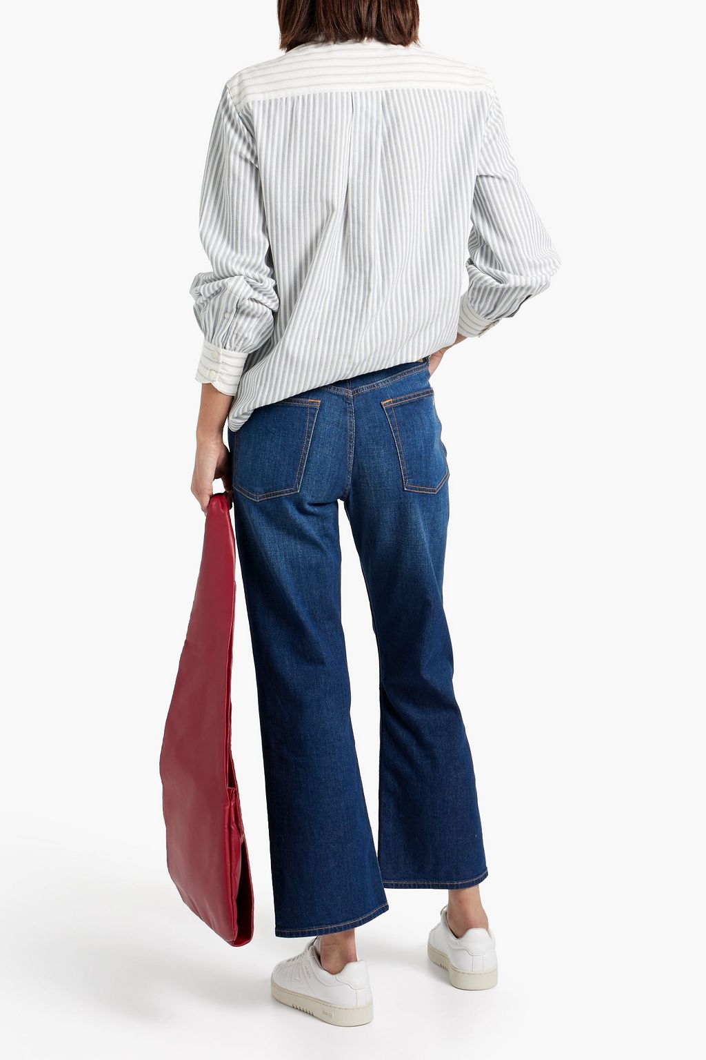 RAG & BONE جينز «مايا» قصير بقصة واسعة وبخصر عالٍ