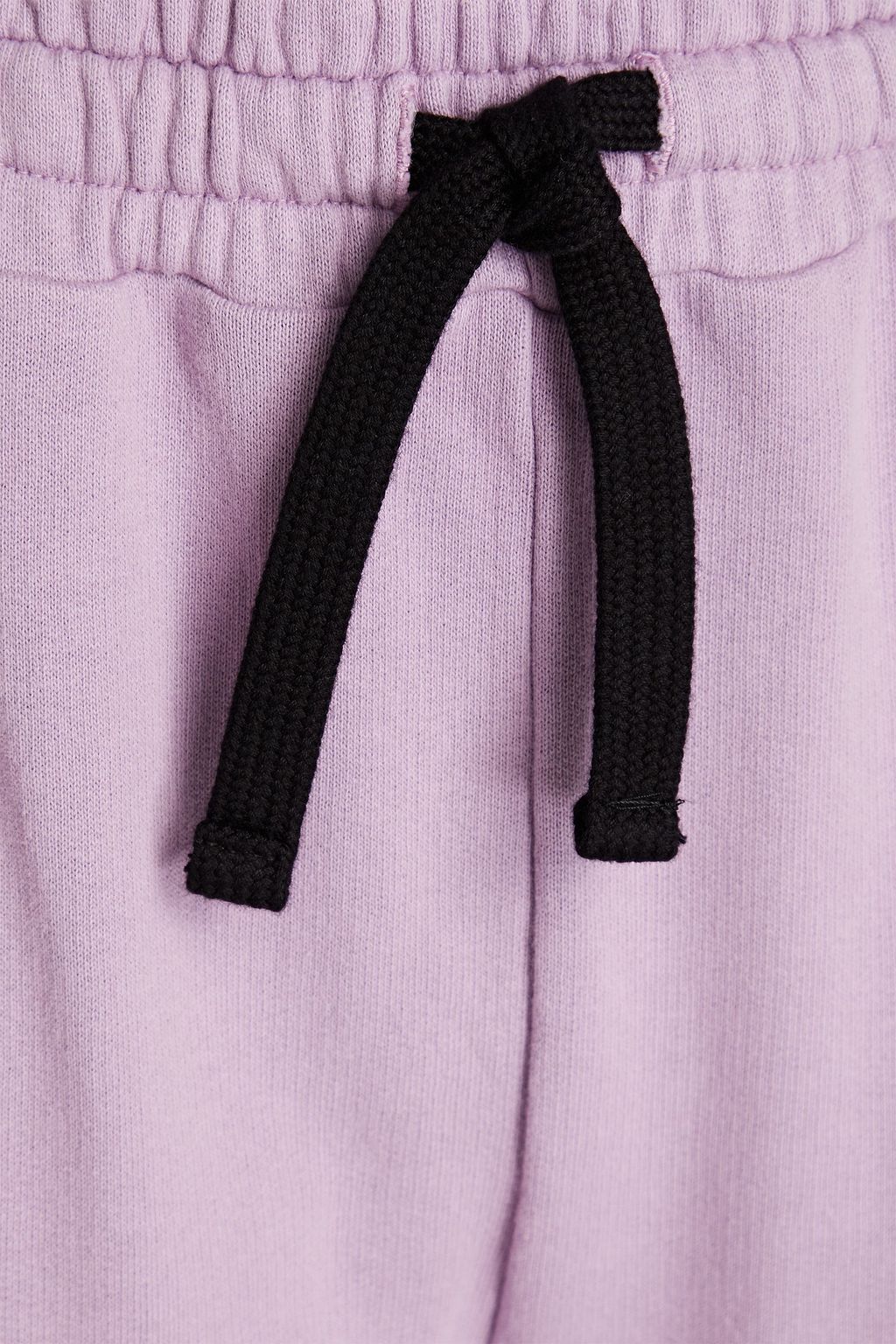 REDVALENTINO French cotton-blend terry track pants