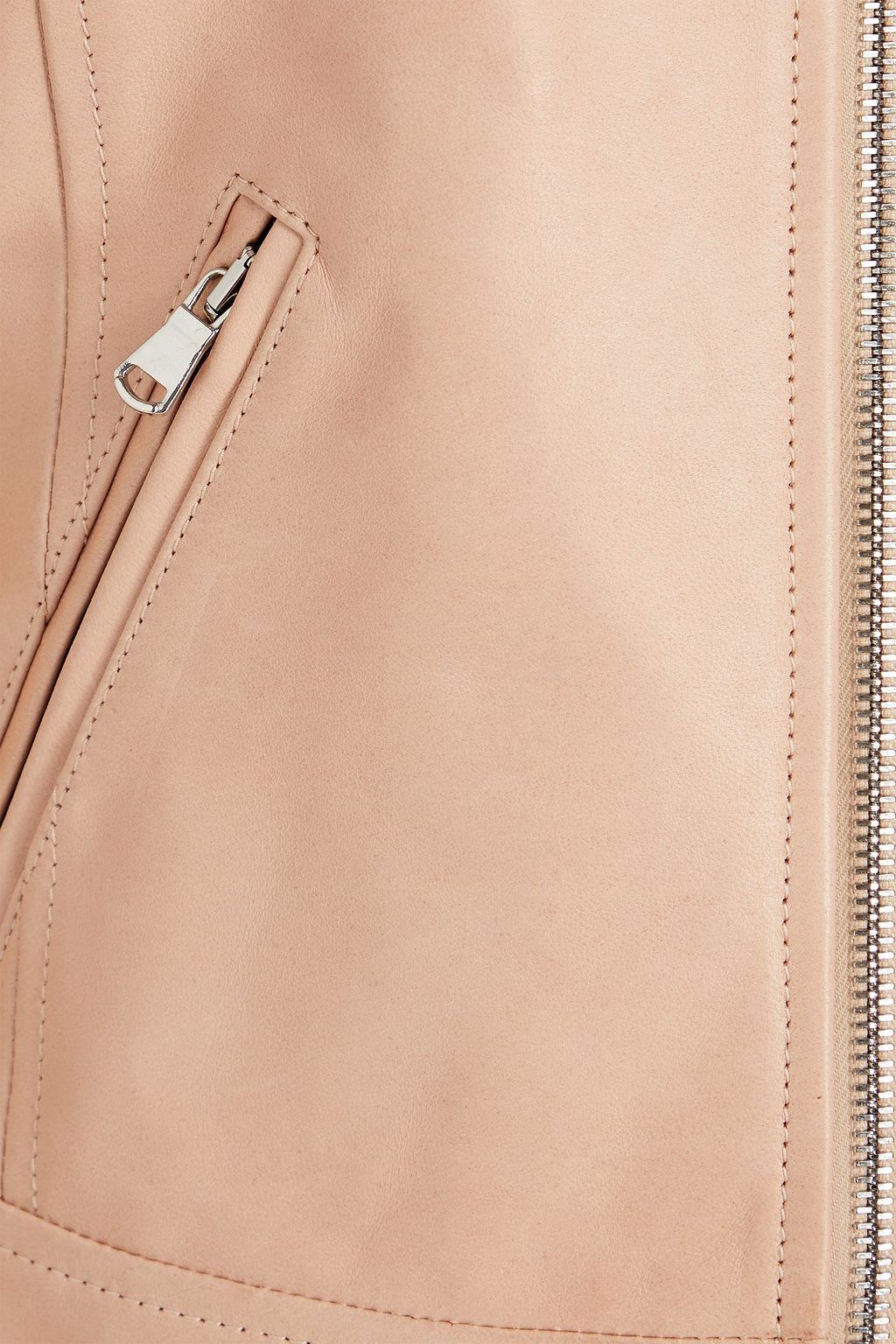 REDVALENTINO جاكيت من الجلد مزين بكشاكش
