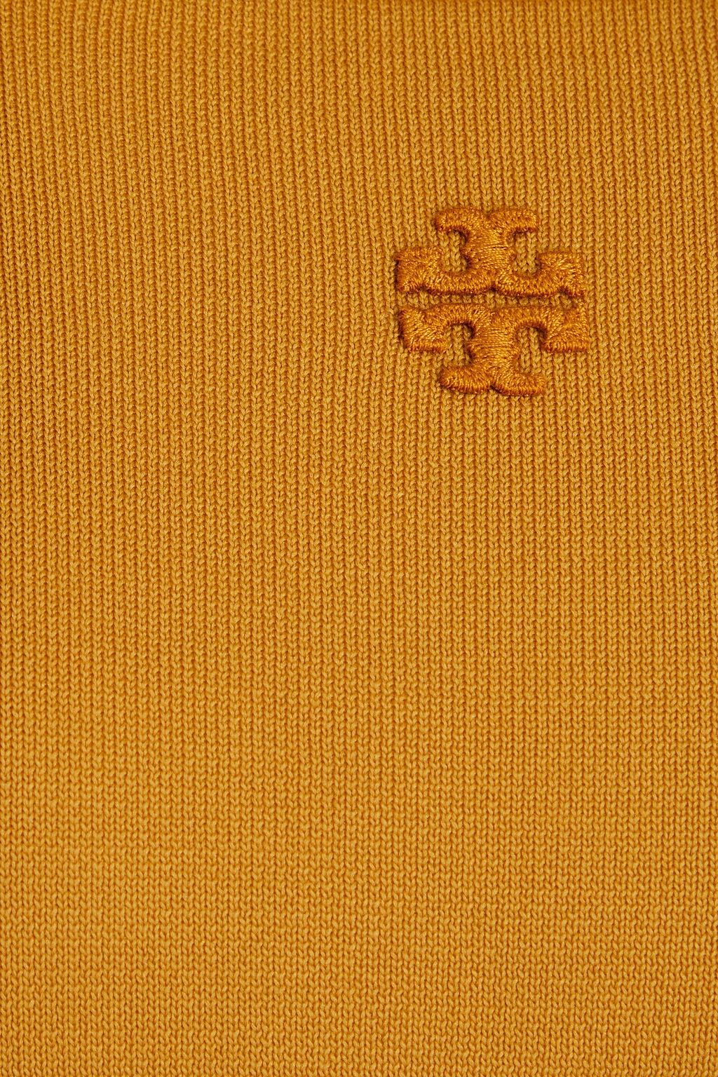 TORY BURCH Oberteil aus Stretch-Strick mit Logostickerei