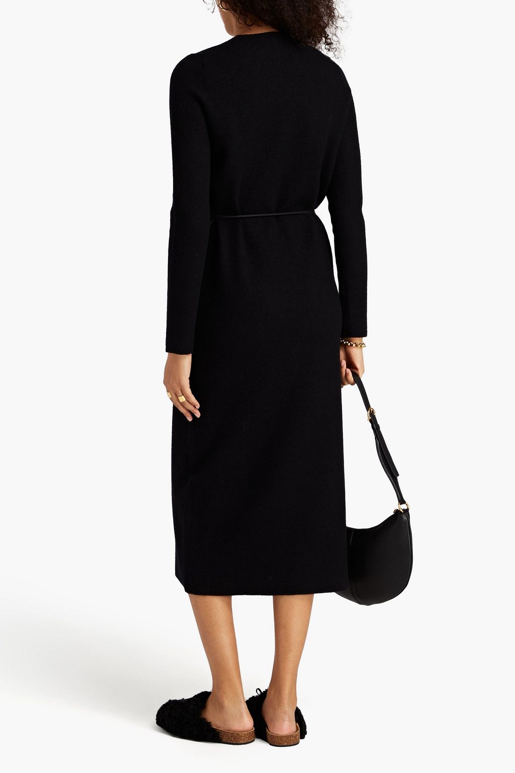 TORY BURCH 태슬 장식 니트 미디 드레스