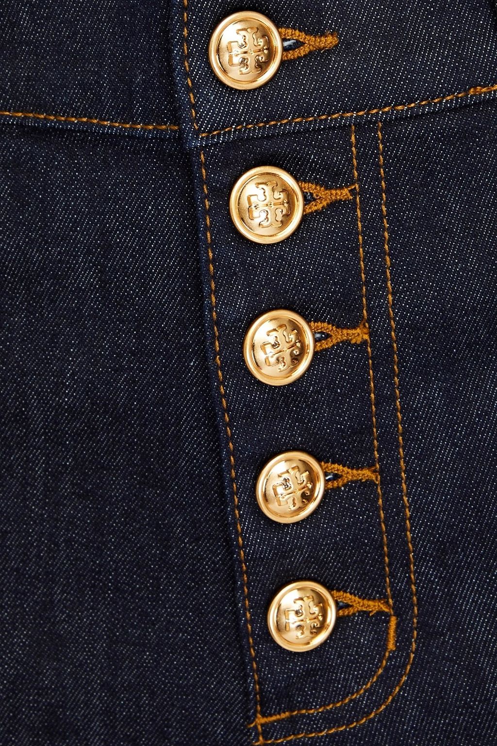 TORY BURCH Hoch sitzende Jeans mit geradem Bein