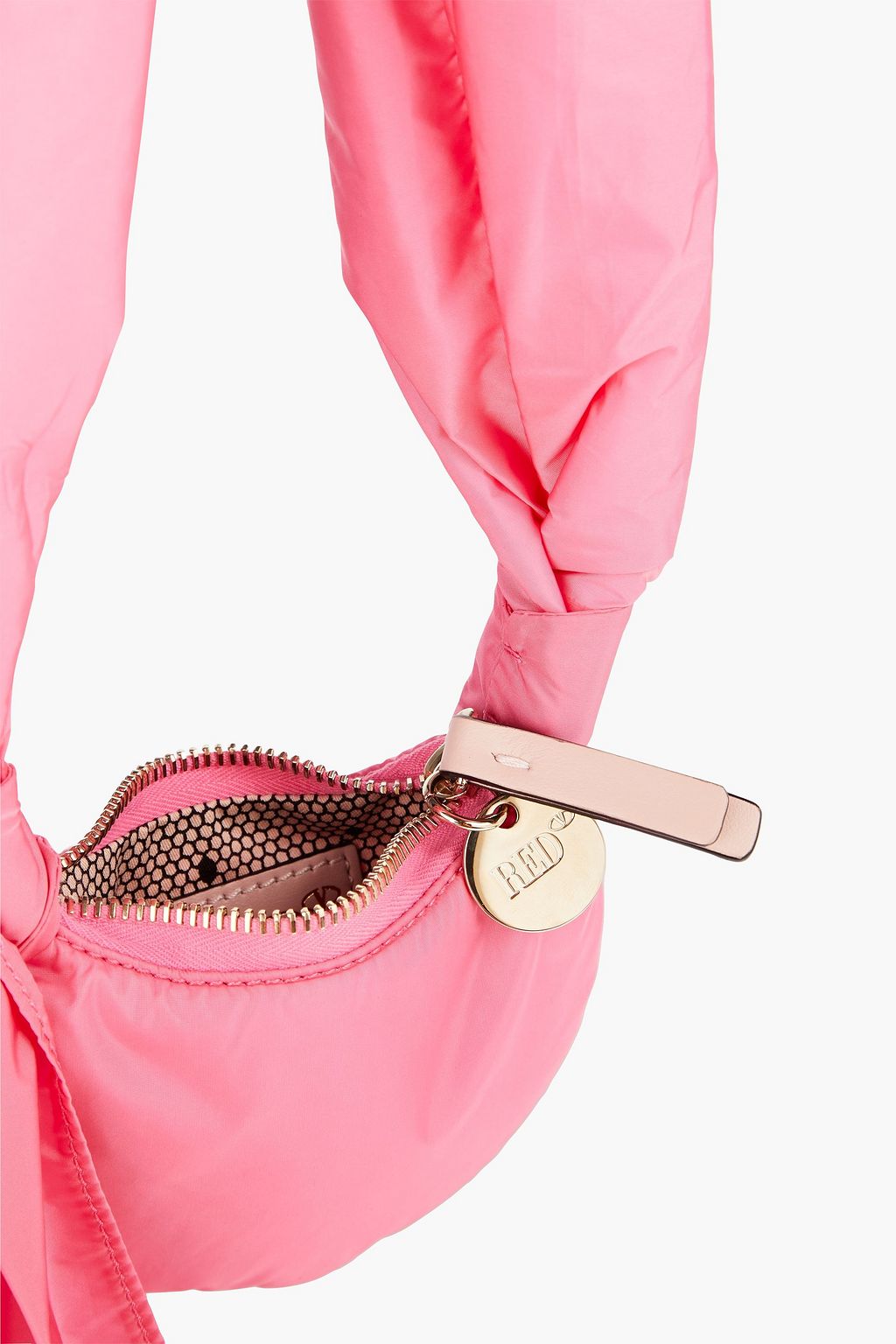 RED(V) Padded shell shoulder bag