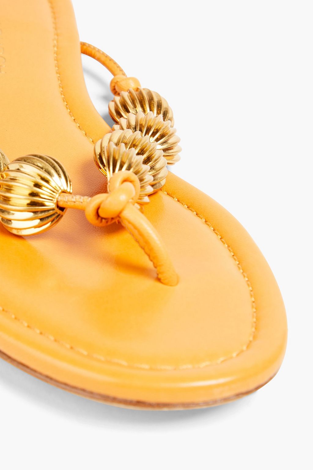 TORY BURCH 장식 디테일 가죽 샌들