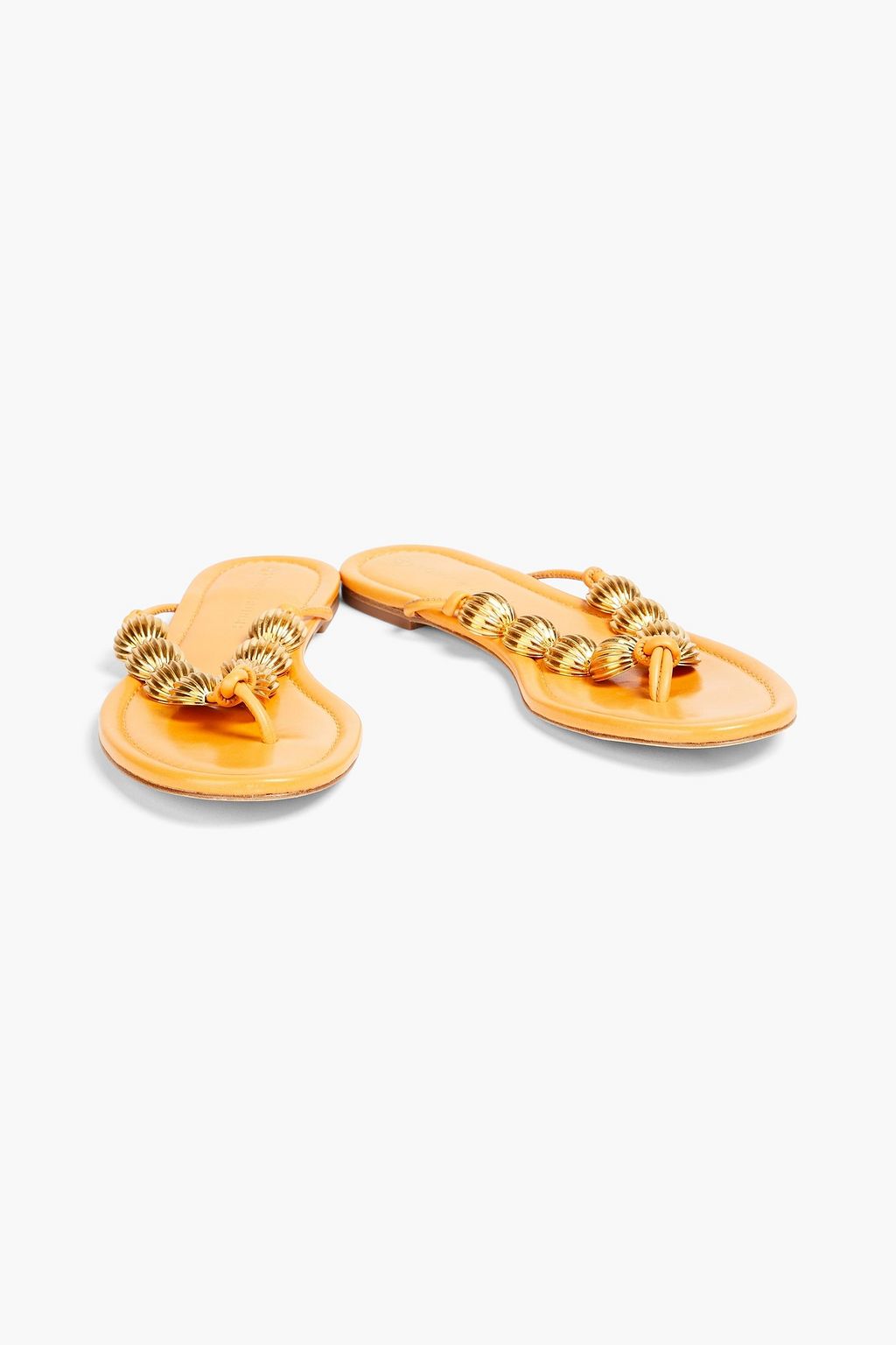 TORY BURCH 장식 디테일 가죽 샌들