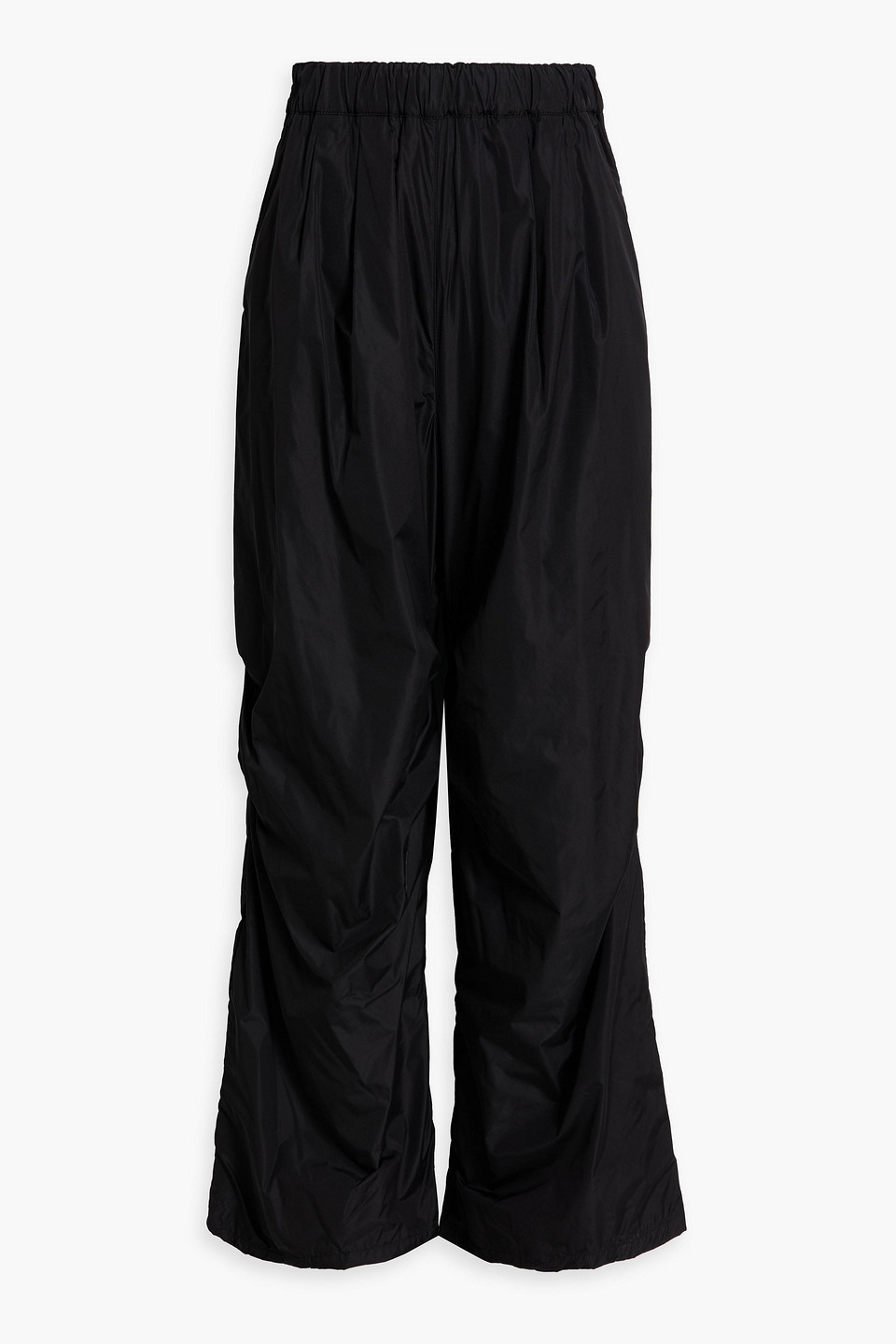 Max Mara Tarsio Shell Wide-leg Pants In Black