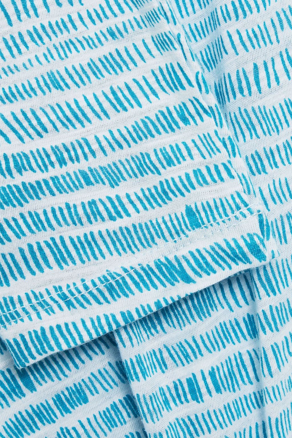 PROENZA SCHOULER Printed cotton-jersey top