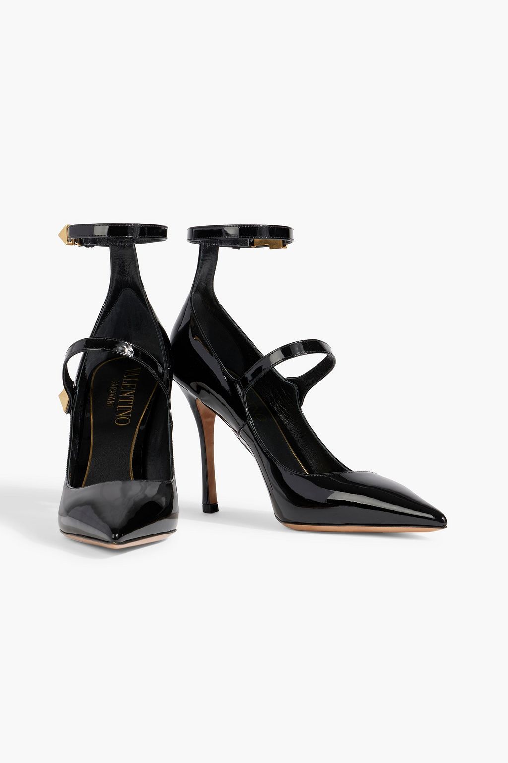 VALENTINO GARAVANI Tiptoe patent leather pumps