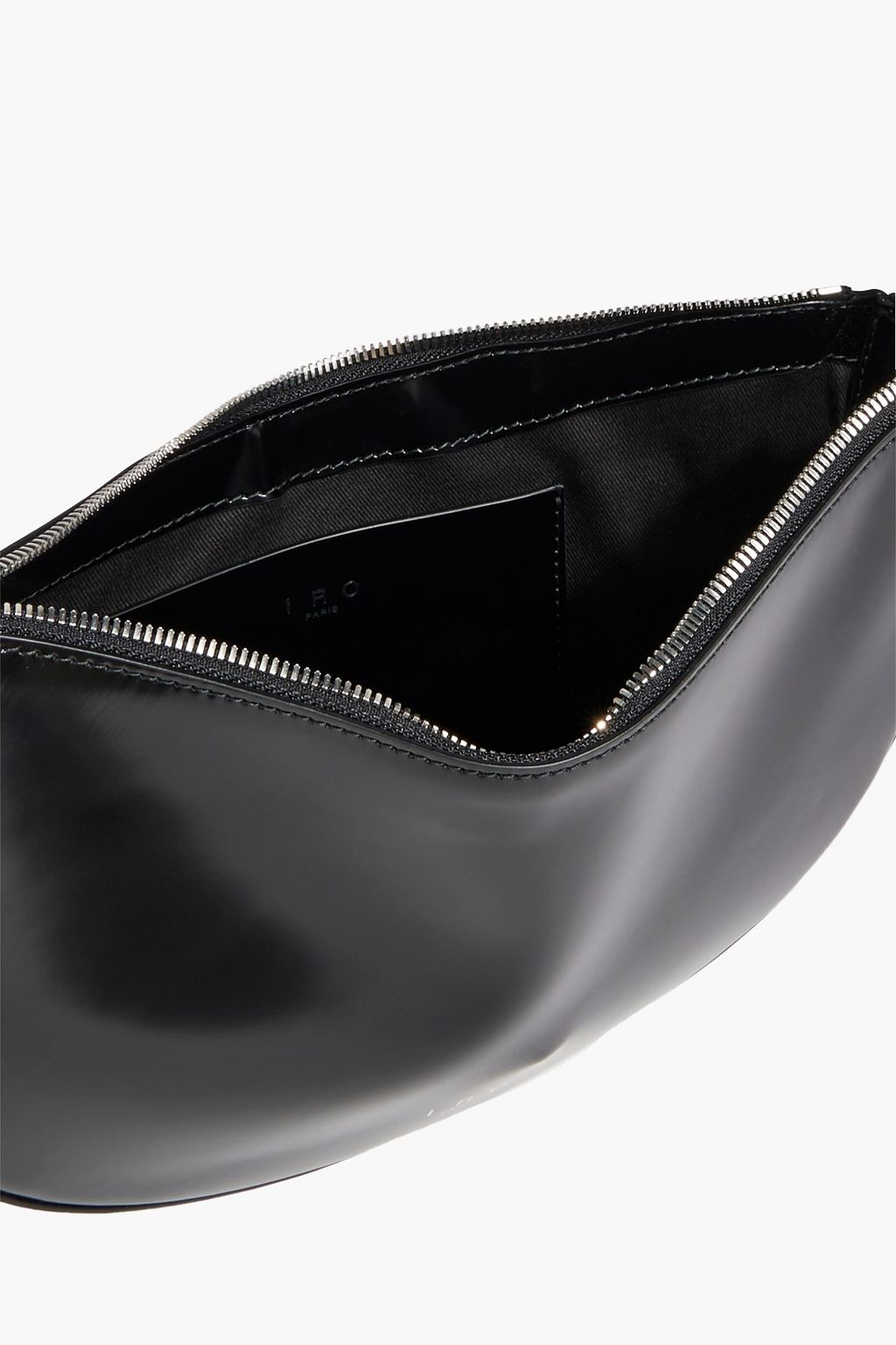 IRO Arc glossed-leather shoulder bag