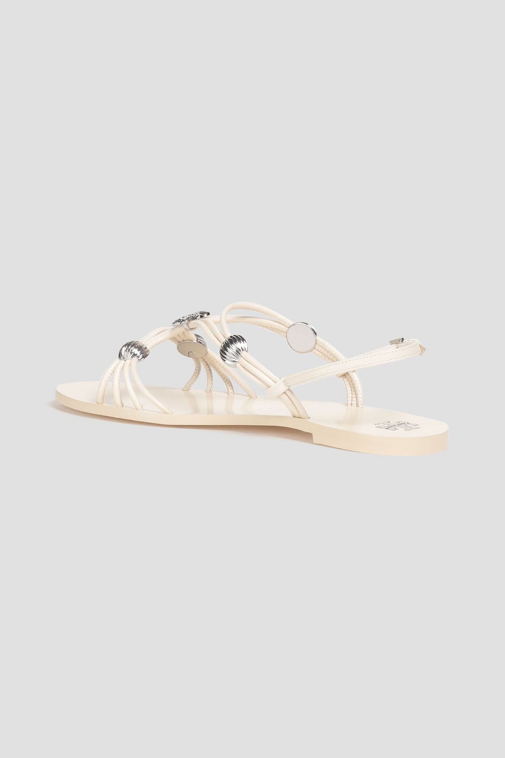 TORY BURCH 장식 디테일 가죽 샌들