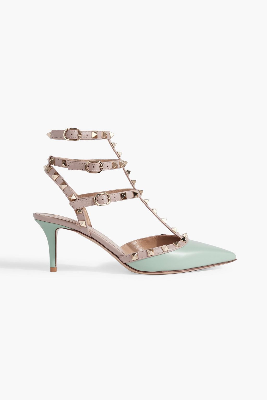 fond Melting Skænk VALENTINO GARAVANI Rockstud two-tone leather pumps | Sale up to 70% off |  THE OUTNET