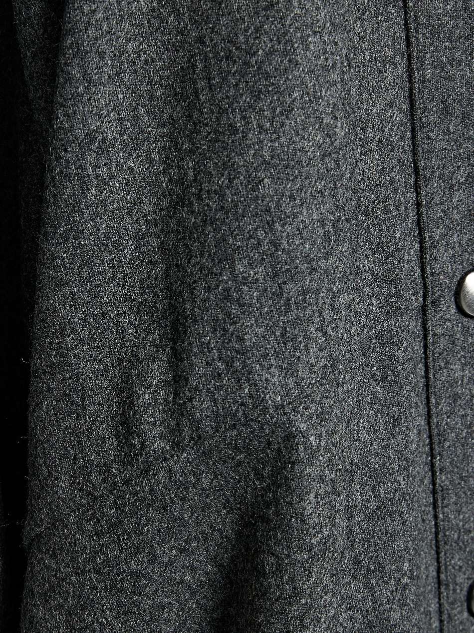 fronda wool-blend shirt dress
