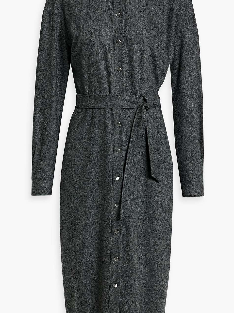 fronda wool-blend shirt dress